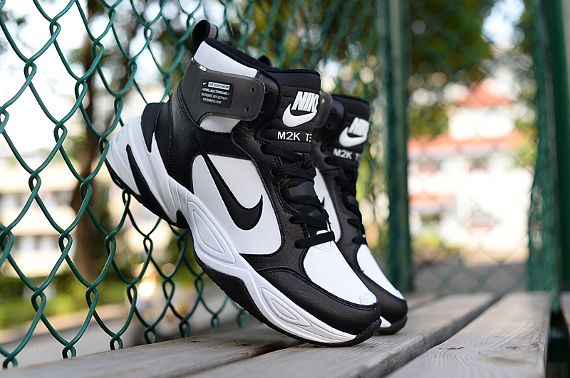 Nike M2K Tekno Mid Black White Shoes
